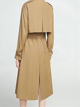 Amazon.com: Women's Middle And Long Trench Coat : Clothing